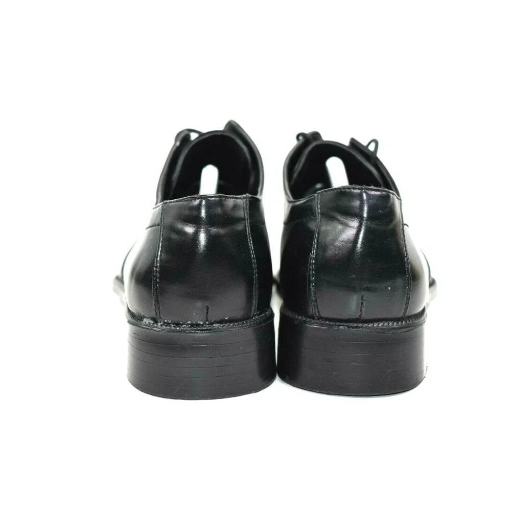 Tim Evans Men's Black Dress Shoes‎ Bicycle Toe England size 13